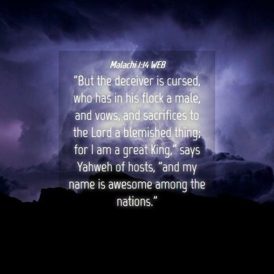 Picture 04 - Malachi 1:14 WEB - 
