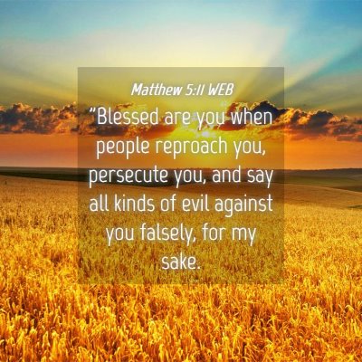 Picture 04 - Matthew 5:11 WEB - 