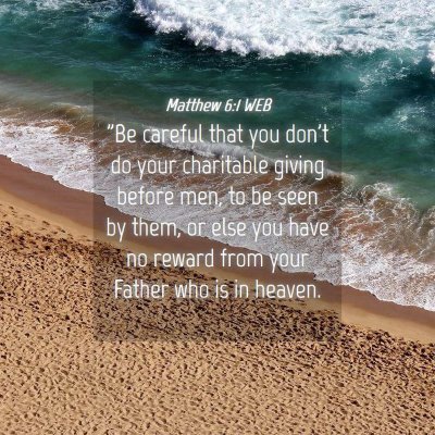 Picture 04 - Matthew 6:1 WEB - 