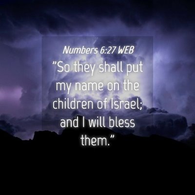 Picture 04 - Numbers 6:27 WEB - 