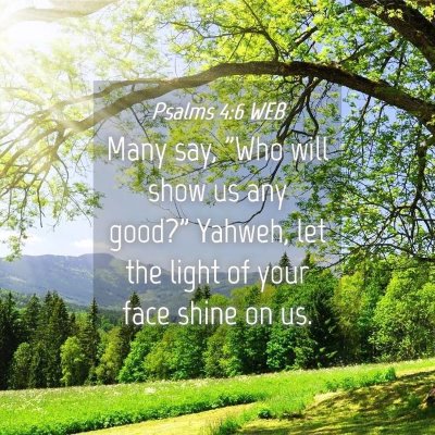 Picture 04 - Psalms 4:6 WEB - Many say, 