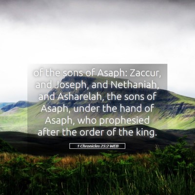 Picture 05 - 1 Chronicles 25:2 WEB - of the sons of Asaph: Zaccur, and Joseph, and - Bible Verse Picture