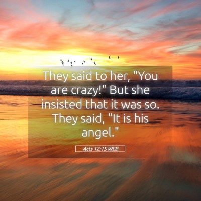 Picture 05 - Acts 12:15 WEB - They said to her, 