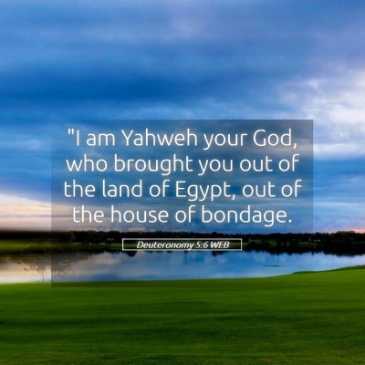 Picture 05 - Deuteronomy 5:6 WEB - 