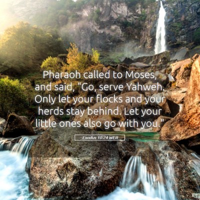 Picture 05 - Exodus 10:24 WEB - Pharaoh called to Moses, and said, 