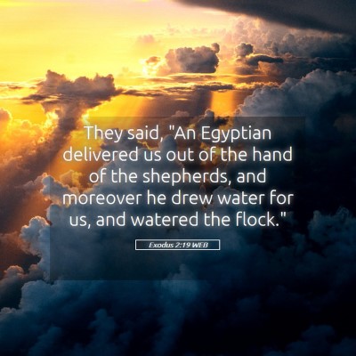 Picture 05 - Exodus 2:19 WEB - They said, 