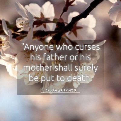 Picture 05 - Exodus 21:17 WEB - 