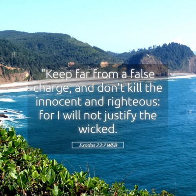 Picture 05 - Exodus 23:7 WEB - 