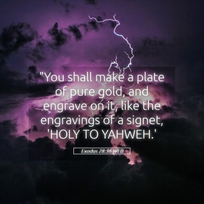 Picture 05 - Exodus 28:36 WEB - 