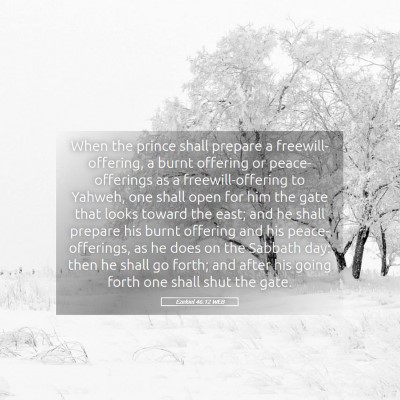 Picture 05 - Ezekiel 46:12 WEB - When the prince shall prepare a - Bible Verse Picture