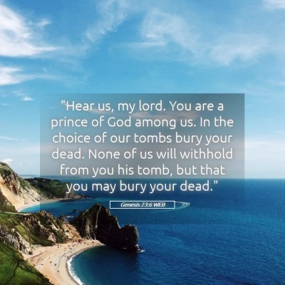 Picture 05 - Genesis 23:6 WEB - 