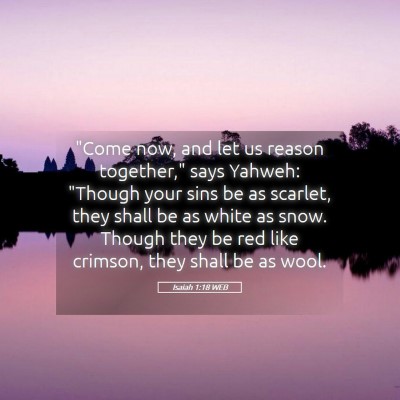 Picture 05 - Isaiah 1:18 WEB - 