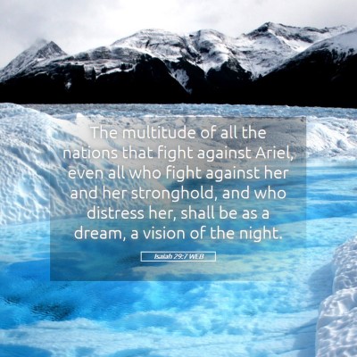 Picture 05 - Isaiah 29:7 WEB - The multitude of all the nations that fight - Bible Verse Picture