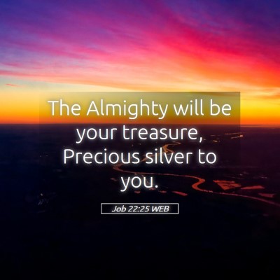 Picture 05 - Job 22:25 WEB - The Almighty will be your treasure, Precious - Bible Verse Picture