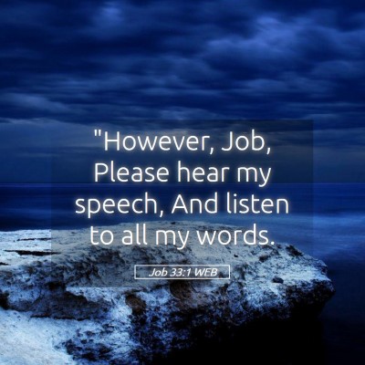 Picture 05 - Job 33:1 WEB - 