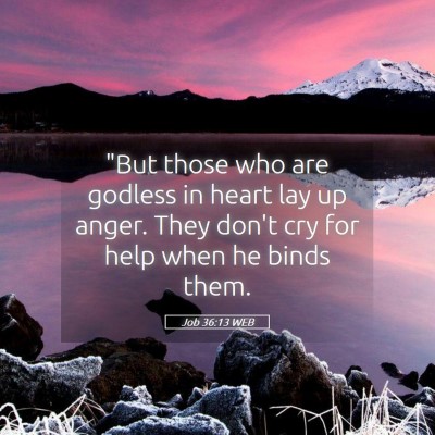 Picture 05 - Job 36:13 WEB - 