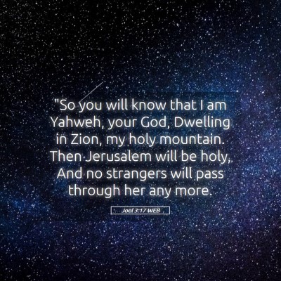 Picture 05 - Joel 3:17 WEB - 