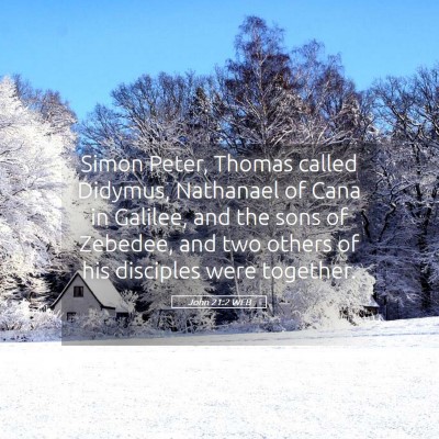 Picture 05 - John 21:2 WEB - Simon Peter, Thomas called Didymus, Nathanael of - Bible Verse Picture