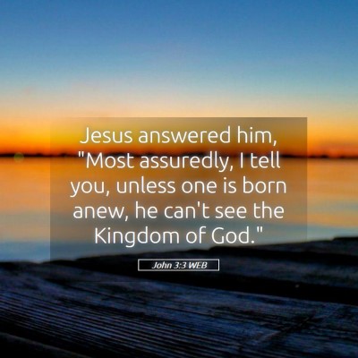 Picture 05 - John 3:3 WEB - Jesus answered him, 