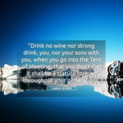 Picture 05 - Leviticus 10:9 WEB - 