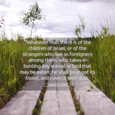 Picture 05 - Leviticus 17:13 WEB - 