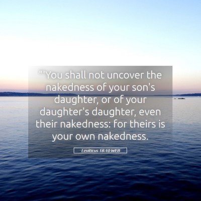 Picture 05 - Leviticus 18:10 WEB - 