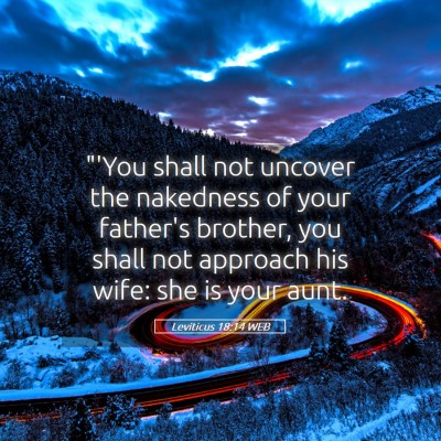 Picture 05 - Leviticus 18:14 WEB - 