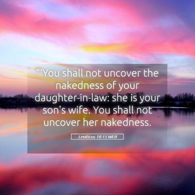 Picture 05 - Leviticus 18:15 WEB - 