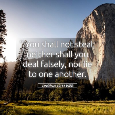 Picture 05 - Leviticus 19:11 WEB - 