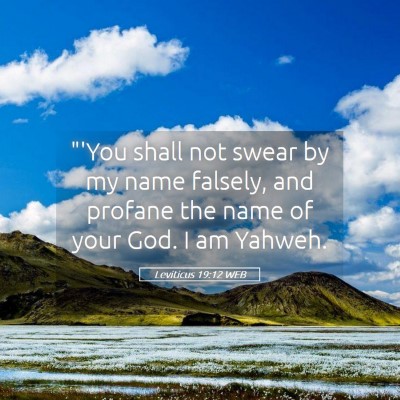 Picture 05 - Leviticus 19:12 WEB - 