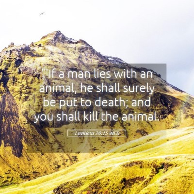 Picture 05 - Leviticus 20:15 WEB - 