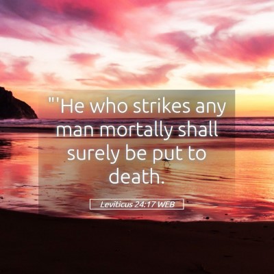 Picture 05 - Leviticus 24:17 WEB - 
