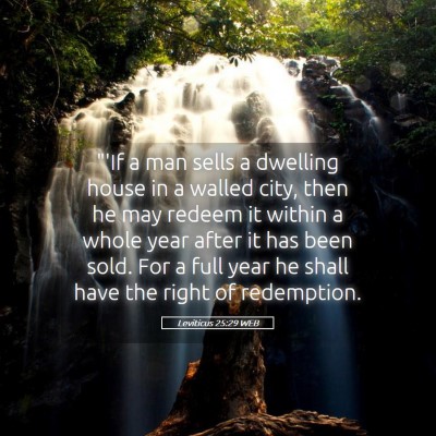 Picture 05 - Leviticus 25:29 WEB - 