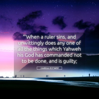 Picture 05 - Leviticus 4:22 WEB - 