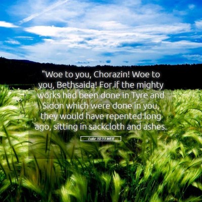 Picture 05 - Luke 10:13 WEB - 
