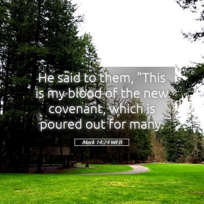 Picture 05 - Mark 14:24 WEB - He said to them, 