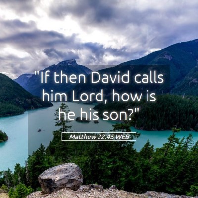 Picture 05 - Matthew 22:45 WEB - 