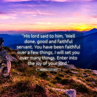 Picture 05 - Matthew 25:21 WEB - 
