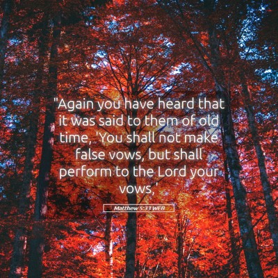 Picture 05 - Matthew 5:33 WEB - 