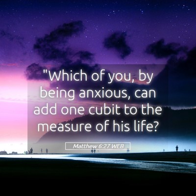 Picture 05 - Matthew 6:27 WEB - 