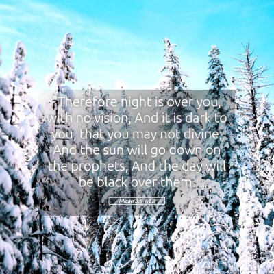 Picture 05 - Micah 3:6 WEB - 