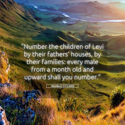 Picture 05 - Numbers 3:15 WEB - 