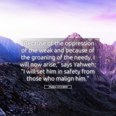 Picture 05 - Psalms 12:5 WEB - 