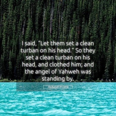 Picture 05 - Zechariah 3:5 WEB - I said, 