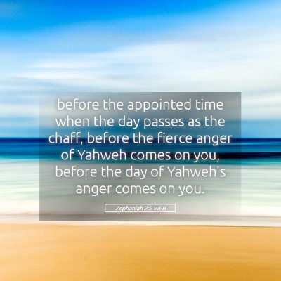 Picture 05 - Zephaniah 2:2 WEB - before the appointed time when the day passes as - Bible Verse Picture