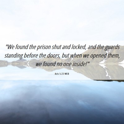 Picture 06 - Acts 5:23 WEB - 
