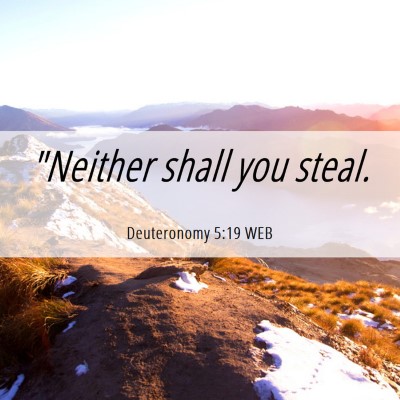 Picture 06 - Deuteronomy 5:19 WEB - 