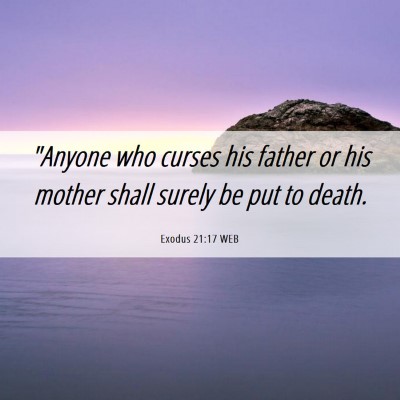 Picture 06 - Exodus 21:17 WEB - 