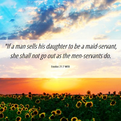 Picture 06 - Exodus 21:7 WEB - 