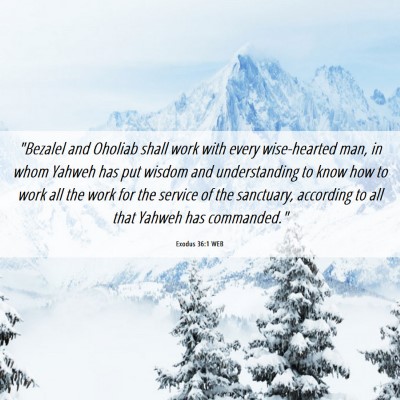 Picture 06 - Exodus 36:1 WEB - 